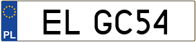 Truck License Plate